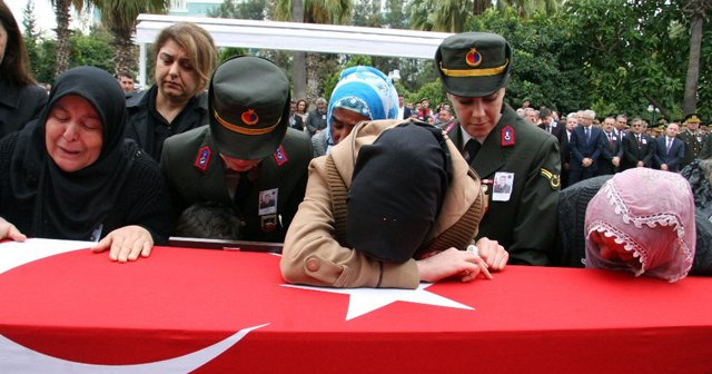 Antalya şehidi Jandarma Fazıl Doğruöz için tören