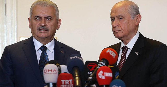 Bahçeli ve Yıldırım arasında sürpriz görüşme