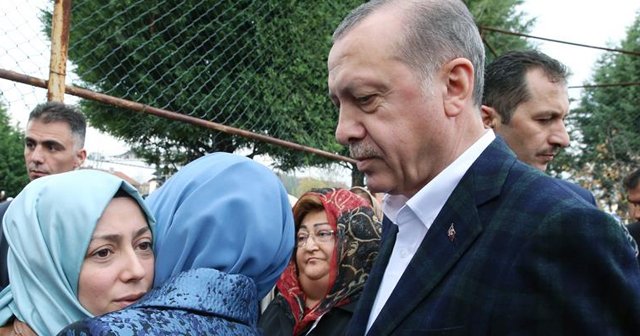 Erdoğan&#039;dan şehit kaymakamın ailesine taziye ziyareti