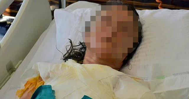 Gelinini uyurken kızgın yağ ile yaktı