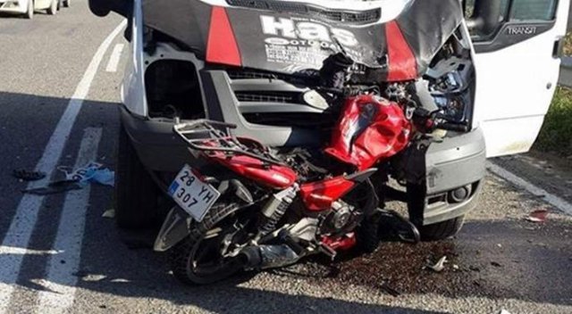 Giresun’da trafik kazasında 1 kişi öldü, 1 kişi ağır yaralı