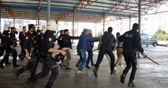 HDP&#039;liler Antalya&#039;yı karıştırdı