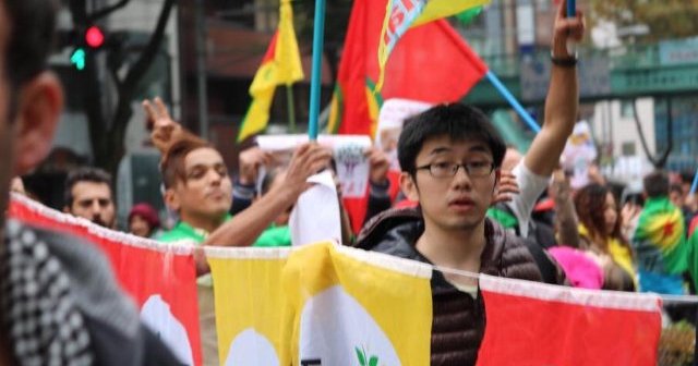 Japonya'da HDP eylemi