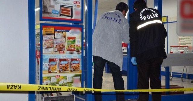 Malatya&#039;da kar maskeli market soygunu