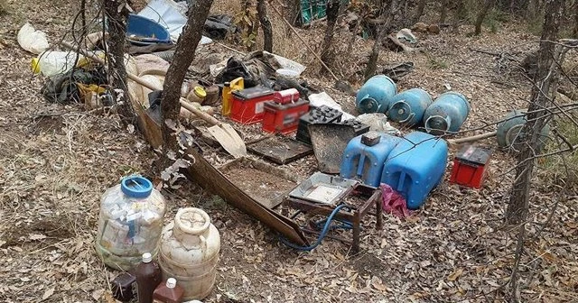 PKK&#039;ya ait sığınakta çok sayıda yaşam malzemesi bulundu