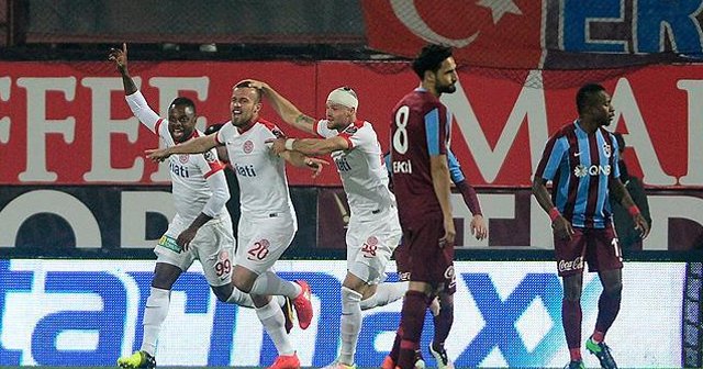 Trabzonspor evinde kaybetti