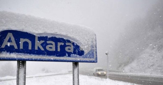 Ankara kar tatili var mı Ankara kar yağışı başladı işte detaylar