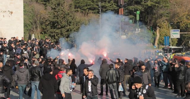 Beşiktaşlı taraftarlar Kadıköy’e hazır