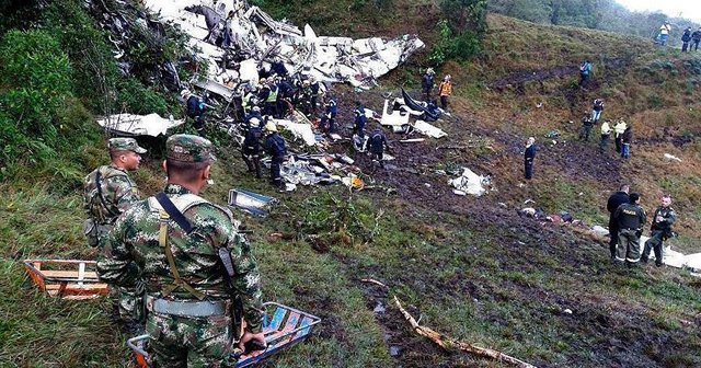 Chapecoense takımını taşıyan uçağın düşüş nedeni belli oldu