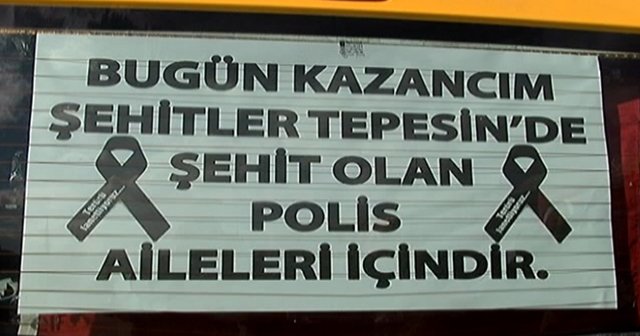 Dolmuş şoförlerinden anlamlı kampanya