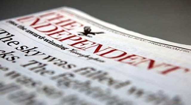 Independent gazetesinden büyük alçaklık