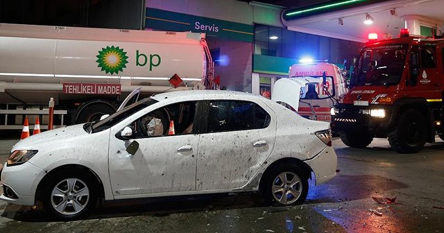 İstanbul&#039;da otomobile el yapımı patlayıcı ile saldırı