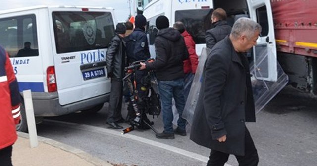 Kırklareli&#039;nde feci kaza, 11 polis yaralandı