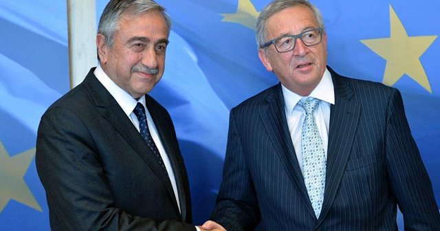 KKTC Cumhurbaşkanı Akıncı, Juncker ile görüştü