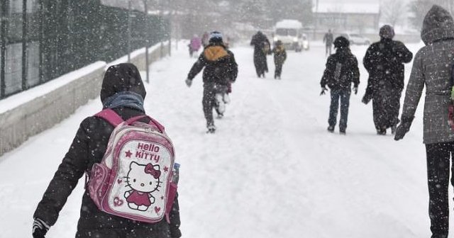 Konya&#039;nın 7 ilçesinde okullar tatil edildi