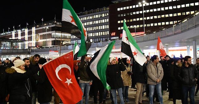 Stockholm&#039;de &#039;Halep&#039; protestosu