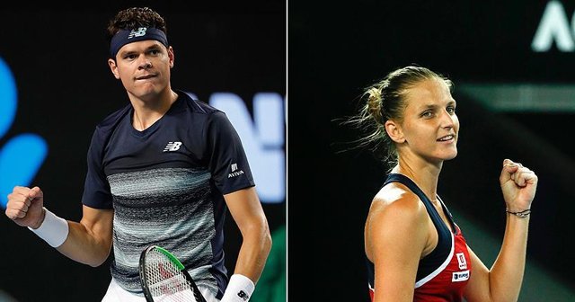 Avustralya Açık&#039;ta Raonic ve Pliskova 4. turda