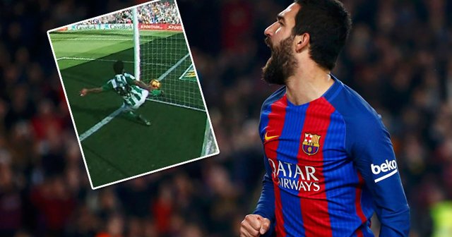 Barcelona-R.Betis maçında büyük skandal!