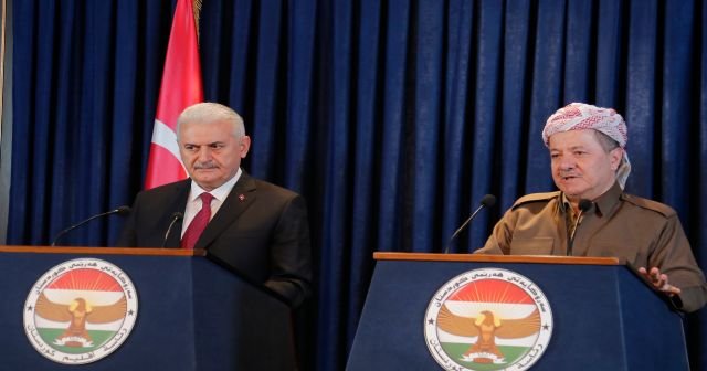 Başbakan Yıldırım&#039;dan Erbil&#039;de flaş PKK çıkışı