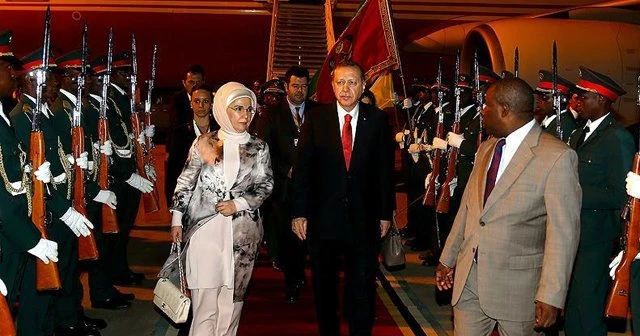 Cumhurbaşkanı Erdoğan Afrika turunun ikinci durağı Mozambik&#039;te