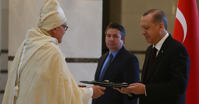 Cumhurbaşkanı Erdoğan, Namibya&#039;nın Ankara Büyükelçisini kabul etti