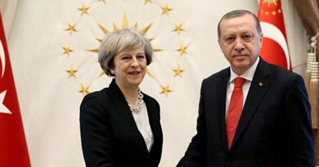 Erdoğan, Theresa May görüştü