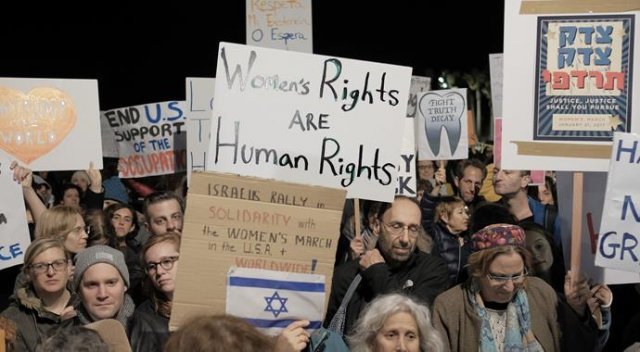 İsrailli kadınlardan Trump protestosu
