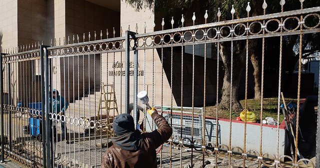 İzmir Adliye binası için güvenlik tedbiri