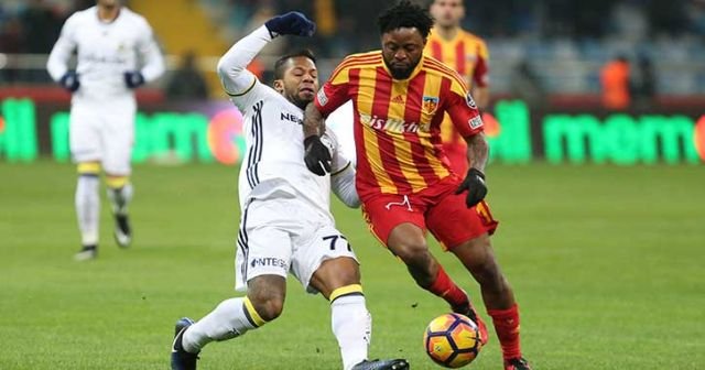 Kayserispor Fenerbahçe&#039;yi yıktı