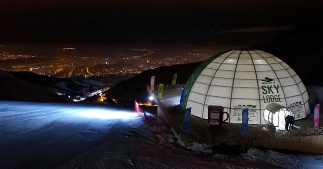 Palandöken&#039;e uzay üssü gibi restoran