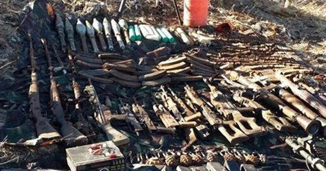 PKK’nın cephaneliği ele geçirildi