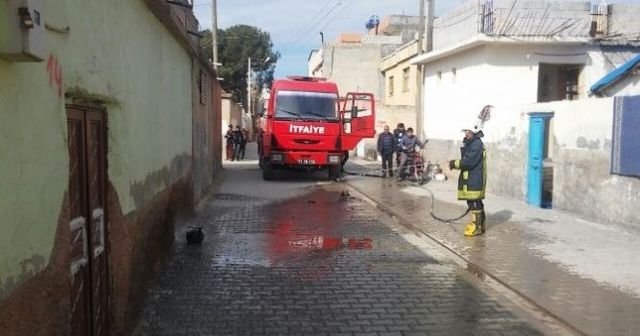 Şanlıurfa&#039;da patlama, yangın çıktı!