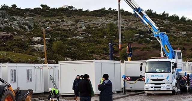 Çanakkale&#039;de konteyner kent çalışmaları sürüyor