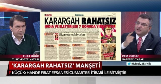 Cem Küçük: Bu manşeti atan Hürriyet Gazetesi ve Hande Fırat utanmıyor mu?