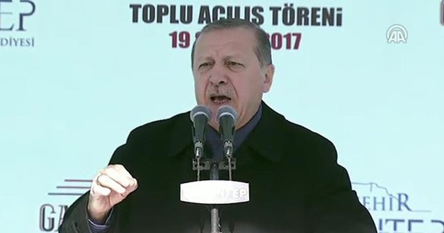 Cumhurbaşkanı Erdoğan Gaziantep&#039;te müjdeyi verdi