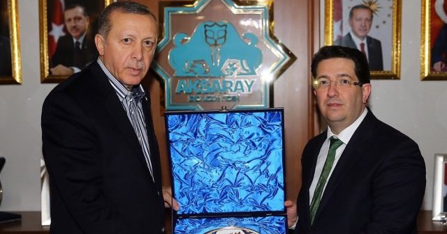 Erdoğan&#039;dan Aksaray Belediyesine ziyaret