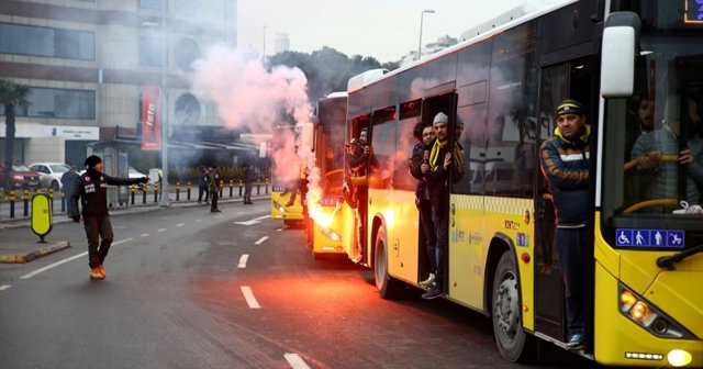 Fenerbahçeliler Arena'ya böyle geldi