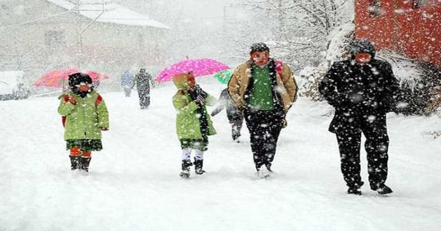 Giresun merkez ve bazı ilçelerde okullar yarın tatil