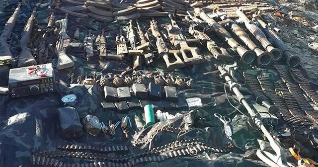 Hakkari'de cephanelik bulundu