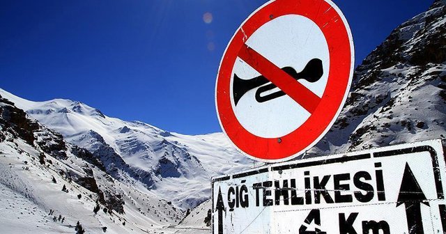 Meteorolojiden çığ uyarısı