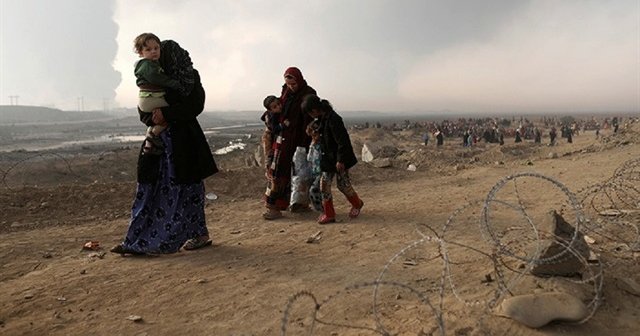 Musul&#039;dan tahliye edilenlerin sayısı 200 bine yaklaştı