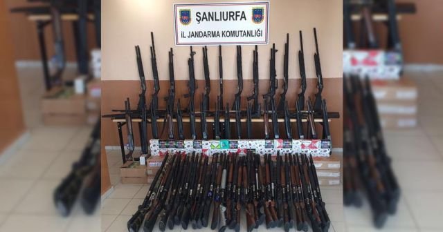 Şanlıurfa&#039;da silah kaçakçılığı operasyonu