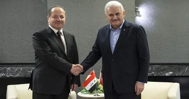 Yıldırım ile Barzani Münih'te bir araya geldi