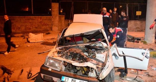 Adana&#039;da otomobil takla attı; 1 yaralı