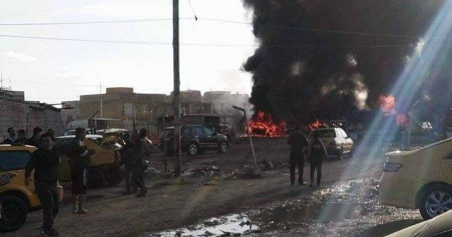Bağdat’ta bomba yüklü tankerle saldırı