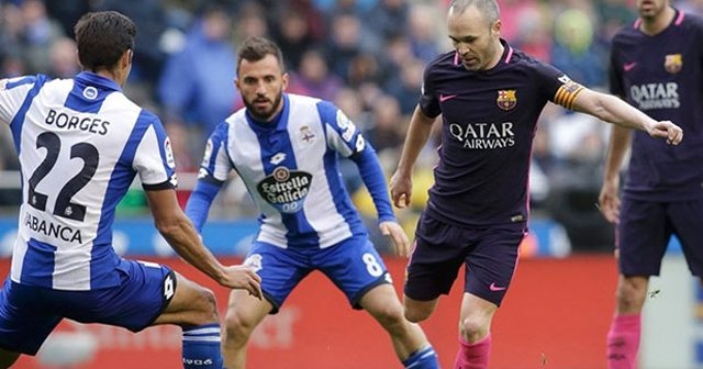 Barcelona deplasmanda Deportivo&#039;ya mağlup oldu