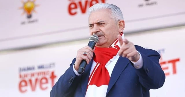 Başbakan Yıldırım Uşak&#039;ta halka hitap etti