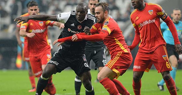 Beşiktaş Kayserispor maçı berabere sona erdi