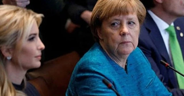 Dünya Merkel&#039;in Ivanka&#039;ya bakışlarını konuşuyor