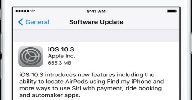 iOS 10.3 Güncellemesi Yayınlandı
